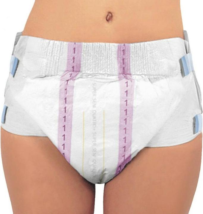 Immagine prodotto Seni Quatro Windelhosen XL atmungsaktiv Hüftumfang 130-170cm 9 Tropfen (10 x, Grande vantaggio)