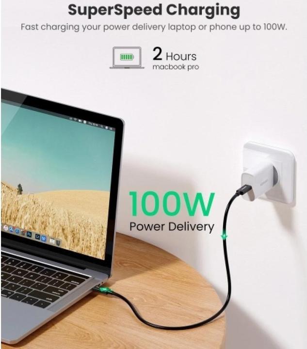 Produktbild Ugreen Thunderbolt 3 USB-C Kabel (0.50 m, USB 3.1)