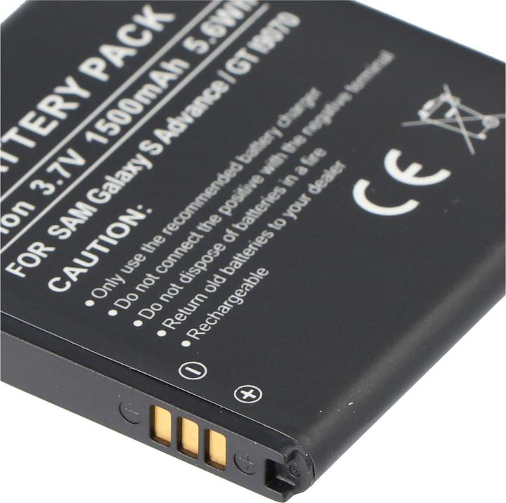 Actual product image Samsung Akku Galaxy S Advance, GT-I9070, EB535151VU