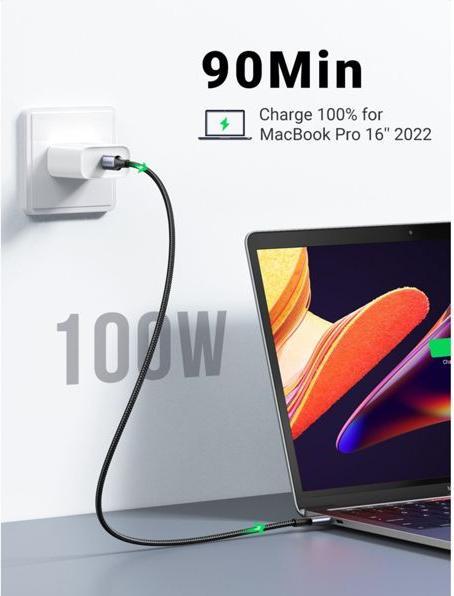 Produktbild Ugreen USB Typ C – USB Typ C (1 m, USB 2.0)