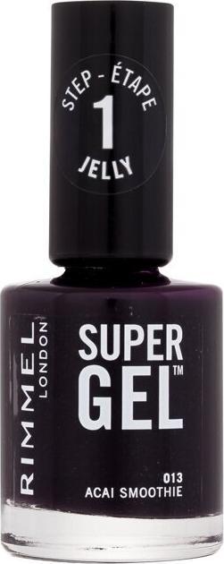 Produktbild Rimmel London SUPER GEL esmalte de uñas #13-Acai Smoothie 12 ml (Gel-Effekt Nagellack)
