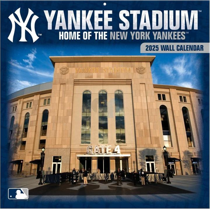 Immagine prodotto MLB-New York Yankees. Yankee Stadium - Calendario da parete Stadium 2025 30,5 x 30,5 cm (30,5 x 30,5 cm, Francese, Italiano, Spagnolo, Tedesco, Inglese)