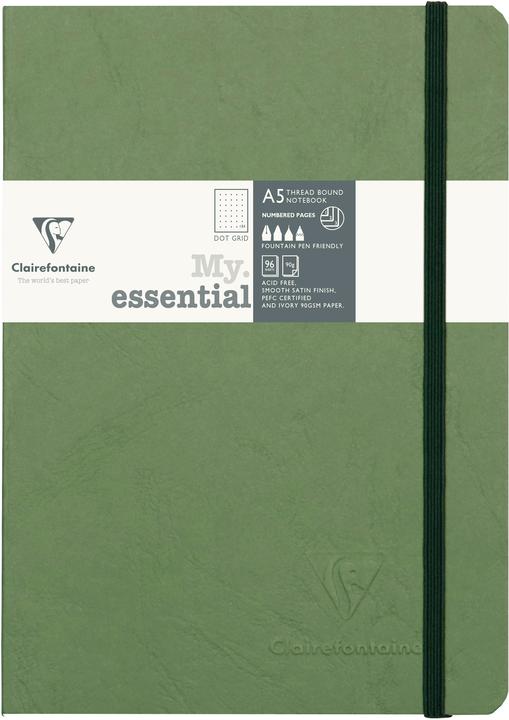 Actual product image Clairefontaine Age Bag Notebook (A5, Lined, Soft cover)