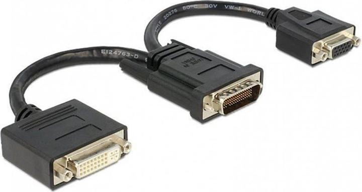 Produktbild Delock DMS-59 zu 1xDVI+91xVGA Adapter, 20cm (DVI, VGA, 20 cm)