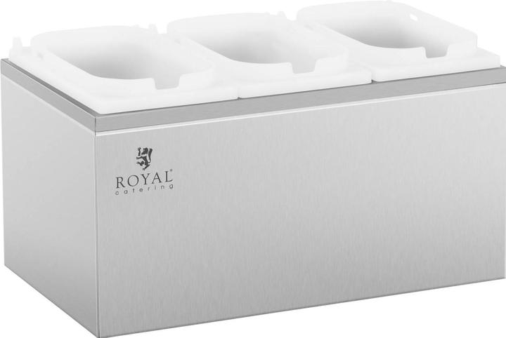 Actual product image Royal Catering Condiment Dispenser - 3 pumps - 3 x 2 L