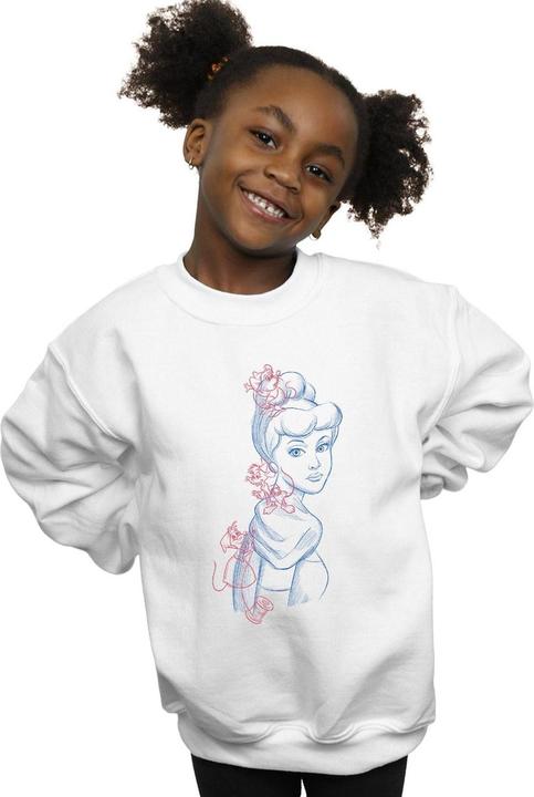 Produktbild Disney Cinderella Mouse Sketch Sweatshirt Mädchen (140, 146)