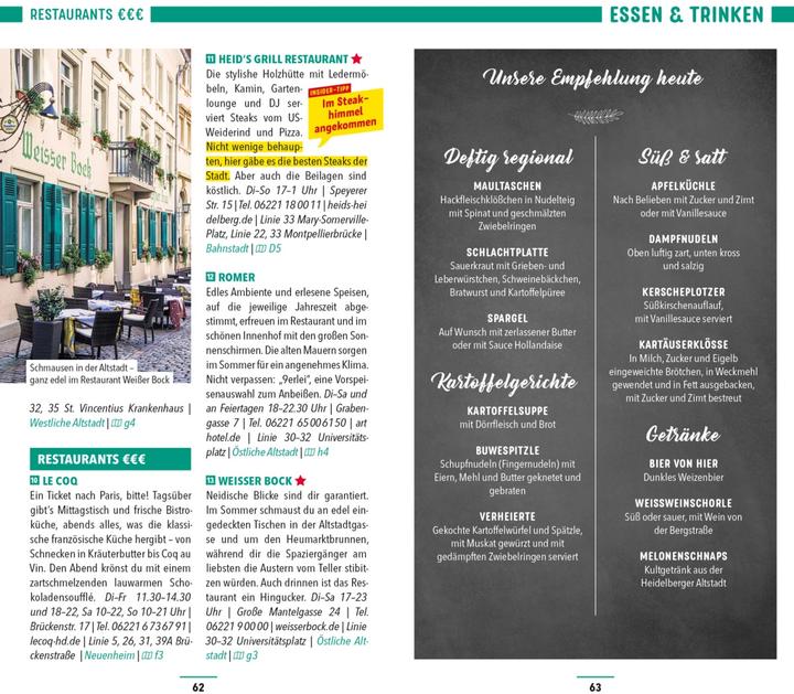 Produktbild Reiseführer Heidelberg (Deutsch, Christl Bootsma, Marlen O'Brien, 2023)