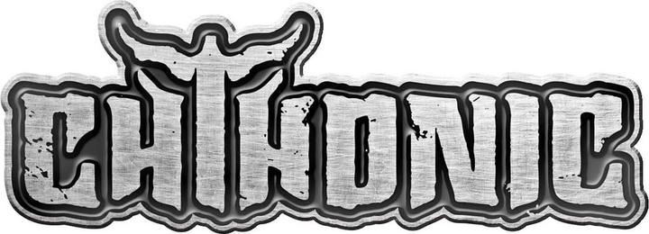 Produktbild Chthonic Logo Abzeichen Druckguss