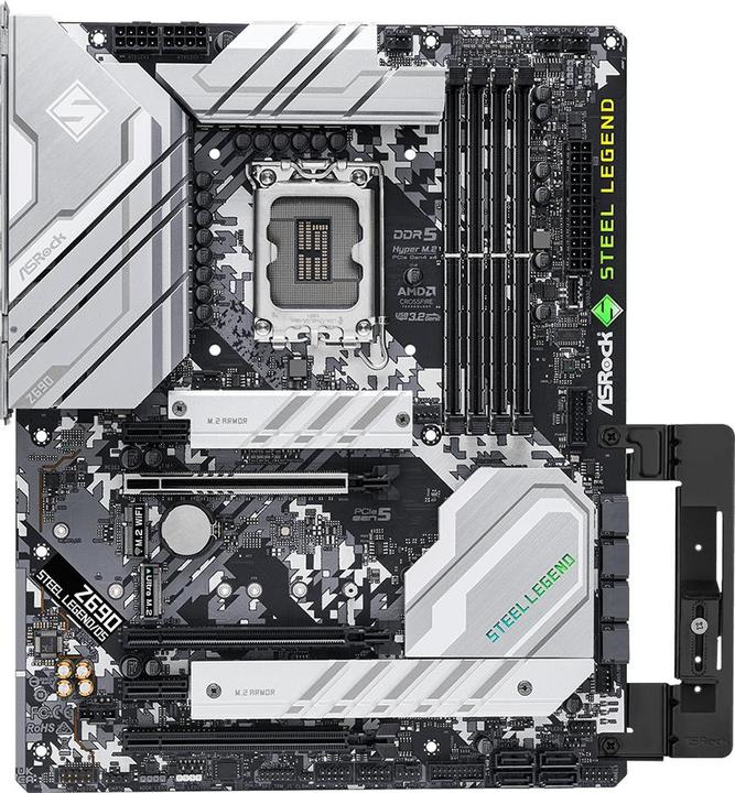 Produktbild AsRock Z690 Steel Legend/D5 (LGA 1700, Intel Z690H, ATX)