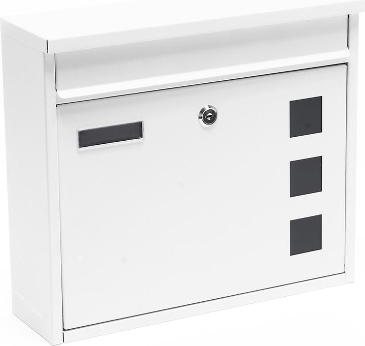 Actual product image Wiltec Design Mailbox V12 Letterbox Postbox Pillar Letter Mail Post Box