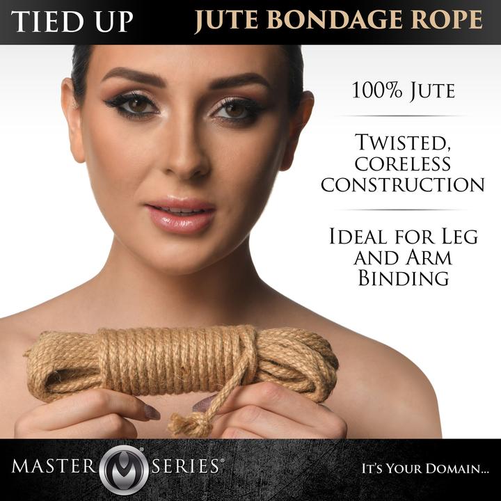 Immagine prodotto Master Series Tied Up - Corda bondage in iuta - 25 ft / 7,6 mtr