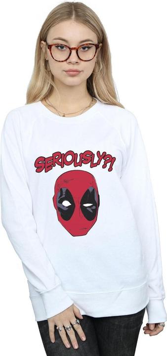 Actual product image Womens/Ladies Deadpool Seriously Sweatshirt (L)