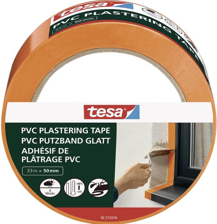 Actual product image tesa PVC plaster tape smooth (50 mm)