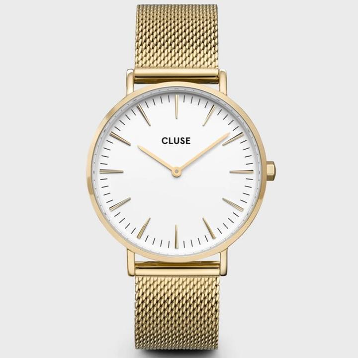 Produktbild Cluse La Bohème Mesh Gold (Analoguhr, 38 mm)