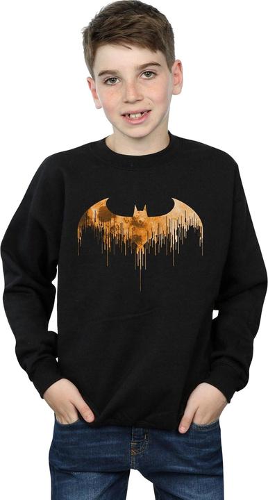 Produktbild Jungen Batman Arkham Knight Halloween Mond Logo Füllung Sweatshirt (152, 158)