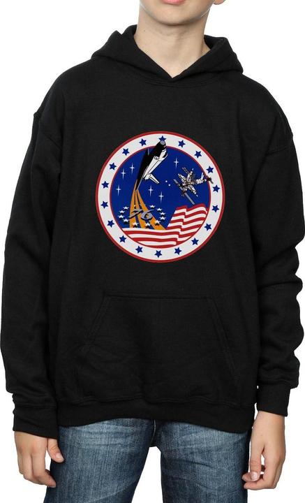 Immagine prodotto Nasa Classic Rocket 76 Felpa con Cappuccio Ragazzi (152, 158)