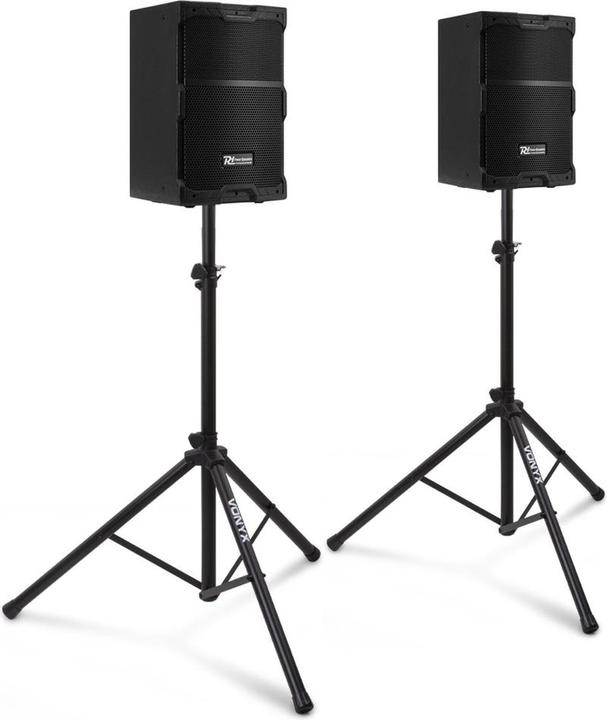 Image du produit Power Dynamics PDY210A Active Lautsprecher Set mit Ständen - 10 Zoll - 800W - Schwarz (Actif)