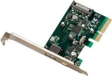 Produktbild i-tec PCI-E USB 3.1 Gen.2 10 Gbps Card Adapter auf 1x externes USB-A 3.1 1x externes USB-C 3.1, 1x zusa...
