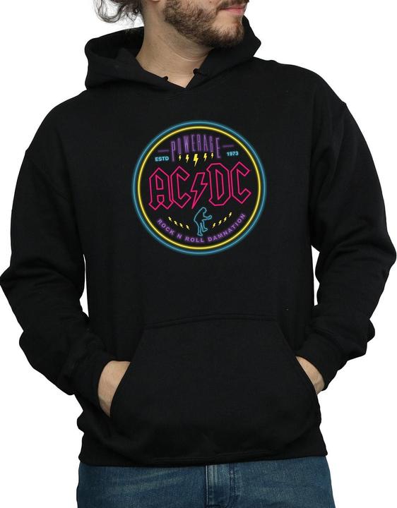 Image du produit AC/DC - Sweat à capuche CIRCLE NEON - Homme (S)