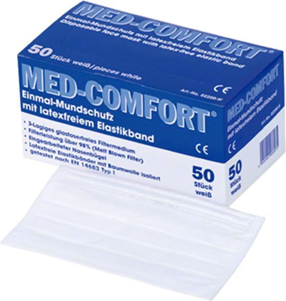 Actual product image Ampri Med Comfort face mask with elasticated bands 50 pcs (50 x)