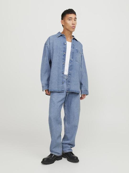 Produktbild Jack & Jones Wide Fit Jeanshemd Jeanshemd (XS)