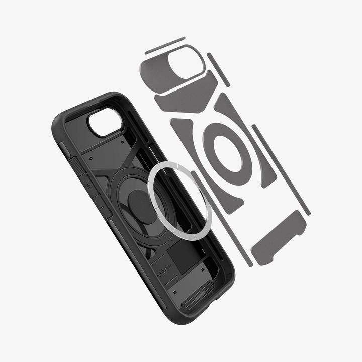 Actual product image Spigen Slim Armor MagSafe iPhone 16e Case - Black (Apple iPhone 16e)