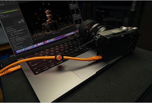 Image du produit Tether Tools TetherPro USB-C Optima 10G rechts orange 4,6m (4.60 m, USB 3.2 Gen 2)