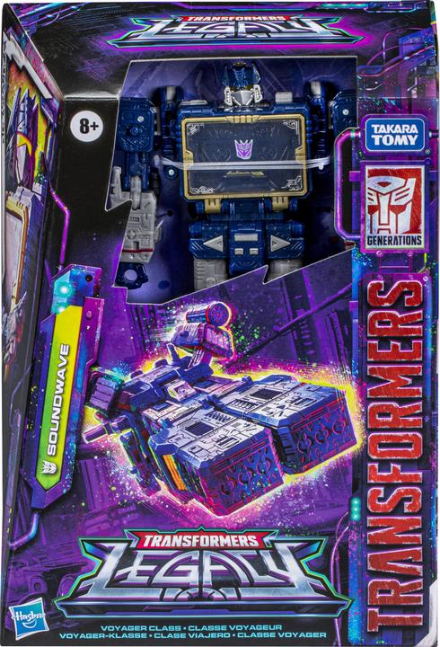 Immagine prodotto Transformers Giocattolo Generations Legacy, figura d'azione di Voyager Soundwave alta 17,5 cm, per bambini a