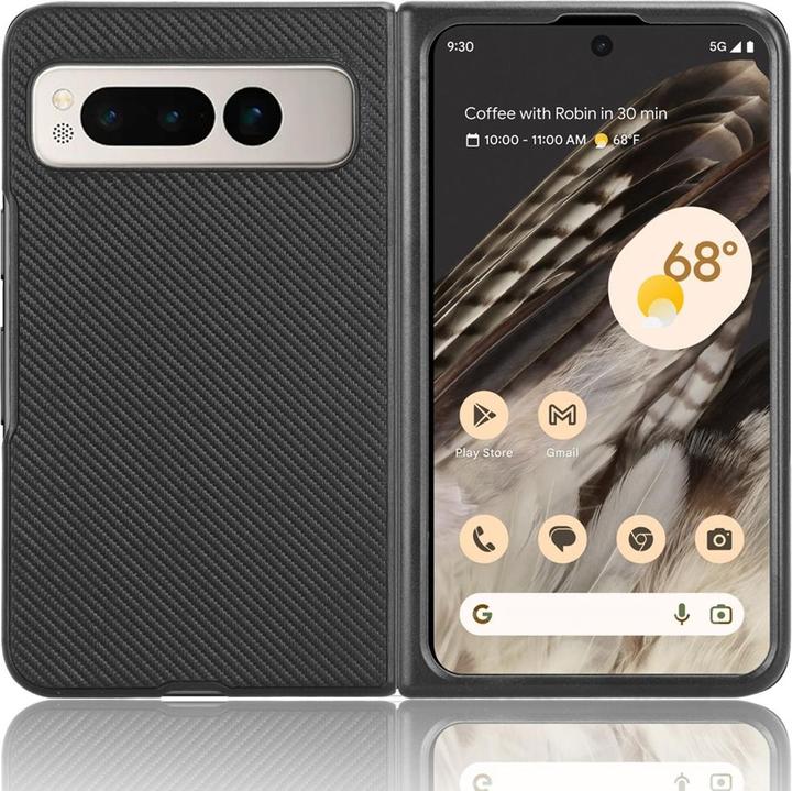 Produktbild König Design Hülle Handy Schutz für Google Pixel Fold Case Cover Tasche Bumper Etuis Flip Neu (Google Pixel Fold)