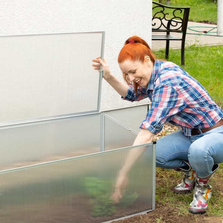 Produktbild Relaxdays Frühbeet Alu
