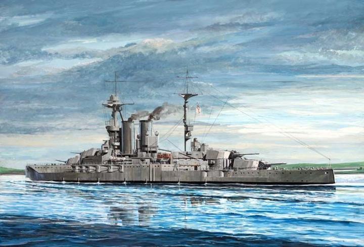 Actual product image Trumpeter HMS Warspite 1915