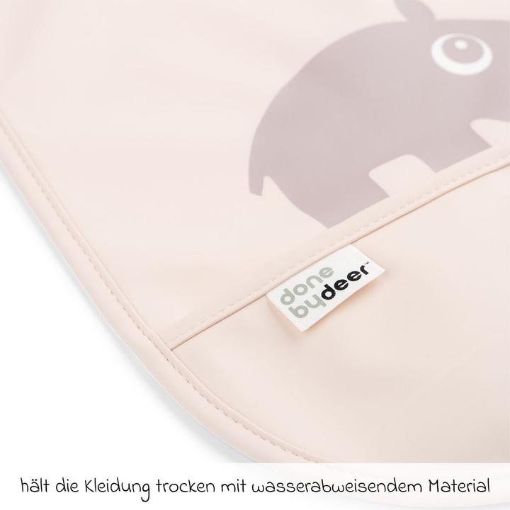 Produktbild Done by Deer Lätzchen mit Klettverschluss 2er Pack Ozzo Rosa