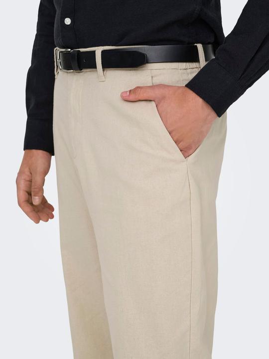 Produktbild Only & Sons Onsbob Loose Cot Lin 0007 Pant Noos (32)