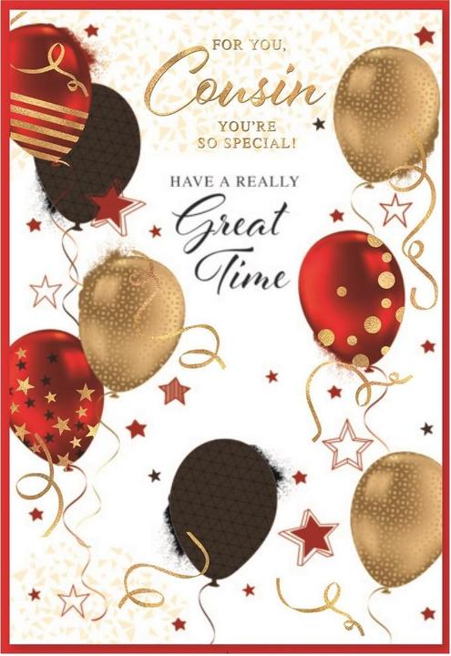 Image du produit Simon Elvin - Carte de voeux COUSIN HAVE A GREAT TIME (6 pcs)