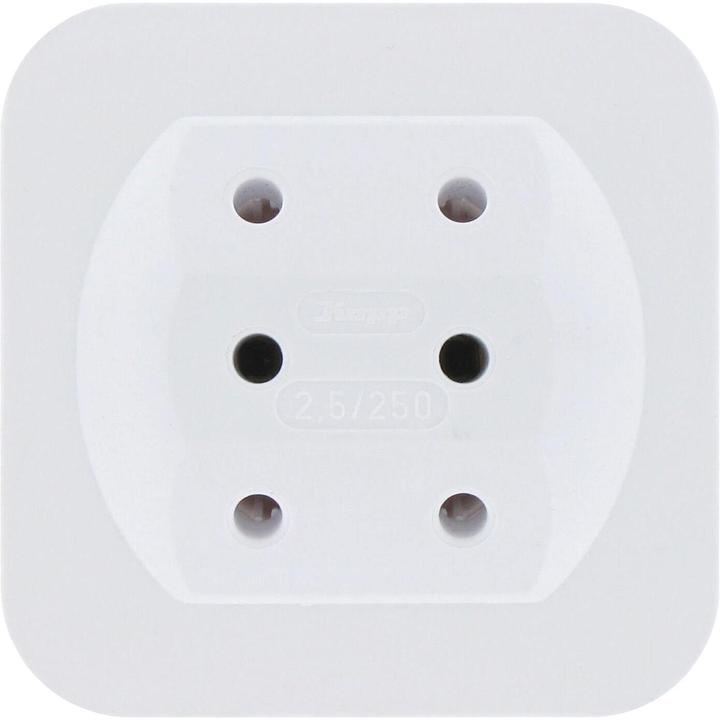 Produktbild Kopp 174902005 Typ C (Euro-Stecker) Weiss Netzstecker-Adapter