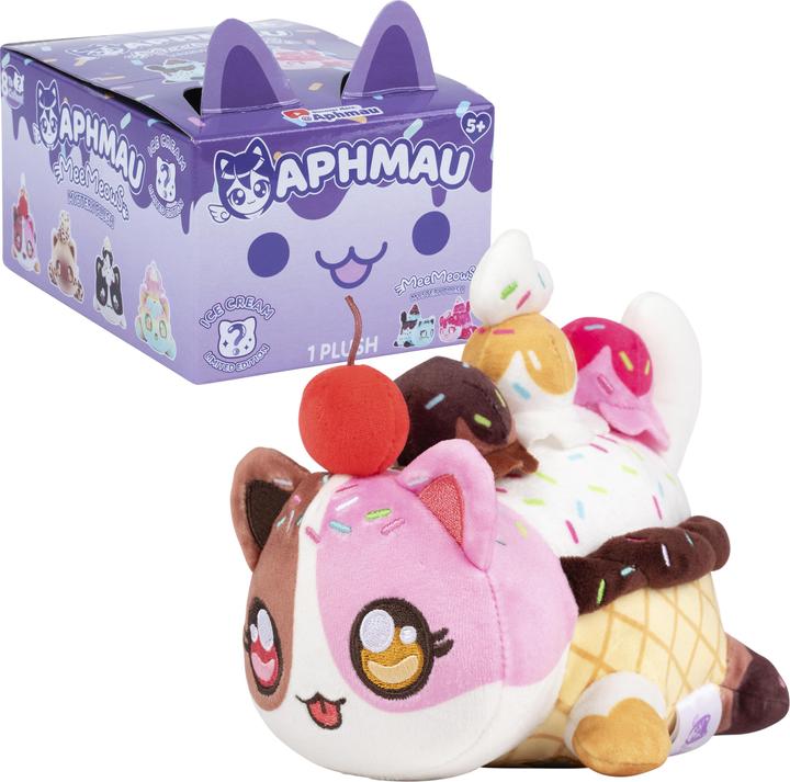 Productafbeelding Aphmau 15Cm Mystery Meemeow Plüsch - Ice Cream (15.24 cm)