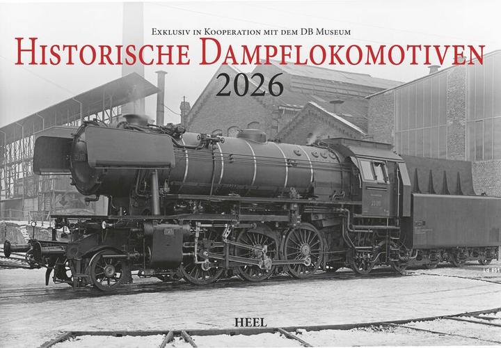 Actual product image Historische Dampflokomotiven Kalender 2026 (Hardcover, German)