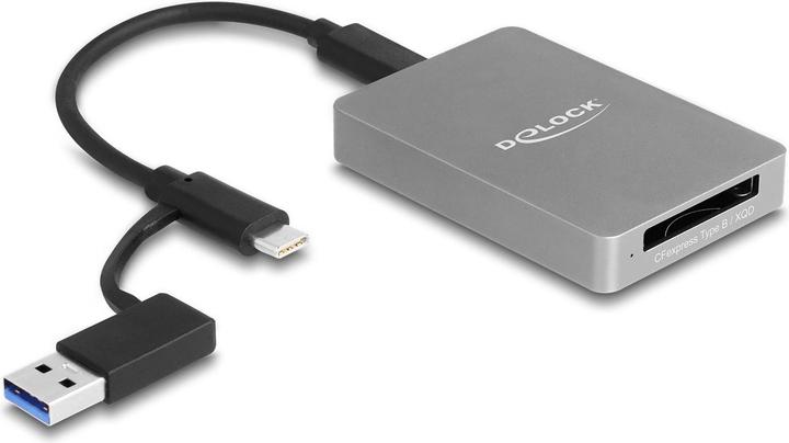 Immagine prodotto Delock Lettore di schede USB Type-C con alloggiamento in alluminio per CFexp