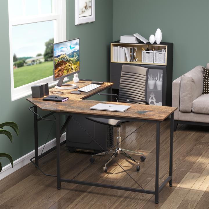 Immagine prodotto Homcom Scrivania ad angolo (150 x 150 x 75 cm)