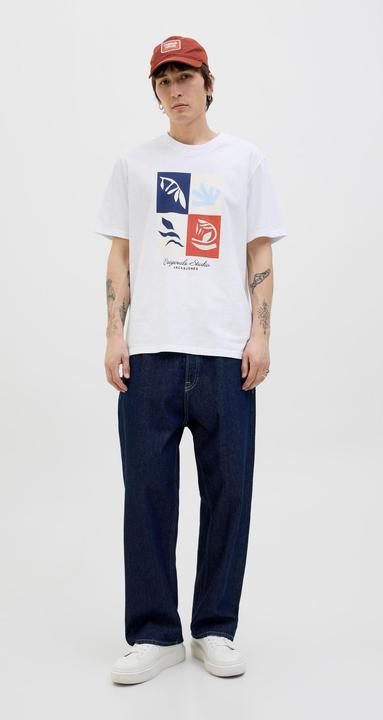 Produktbild Jack & Jones Gedruckt Rundhalsausschnitt T-shirt T-shirt (M)
