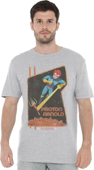 Actual product image Scorpion Mens Proton Arnold Poster T-Shirt (S)