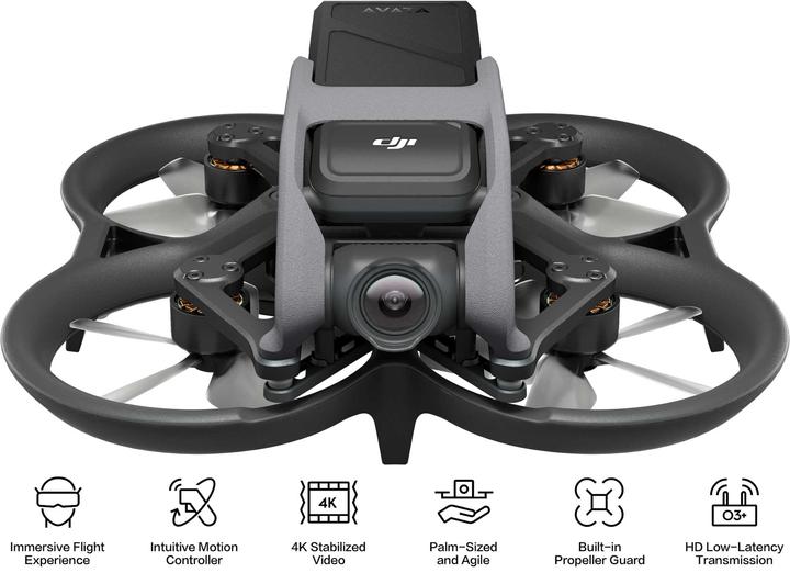 Actual product image DJI Avata Pro-View Combo (18 min, 410 g, 48 Mpx)