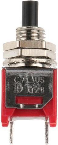 Actual product image Rs Pro PB Switch,SP,off-mom,solder tm,slvr cont