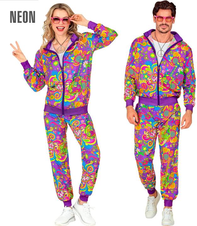 Immagine prodotto Widmann anni 60 - Hippie Flower Power Abbigliamento sportivo (S)