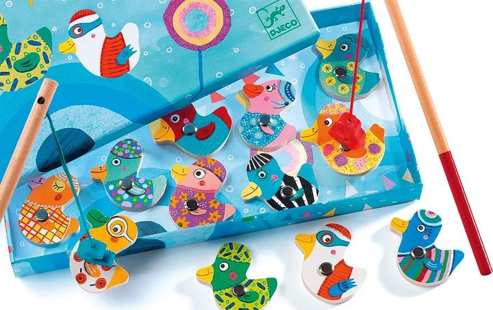 Actual product image Djeco Magnet game Fishing Duck (Multilingual)