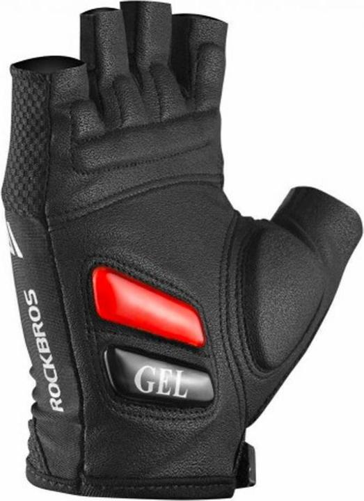 Produktbild Rockbros S143-BK XL cycling gloves with gel inserts - black (XL)