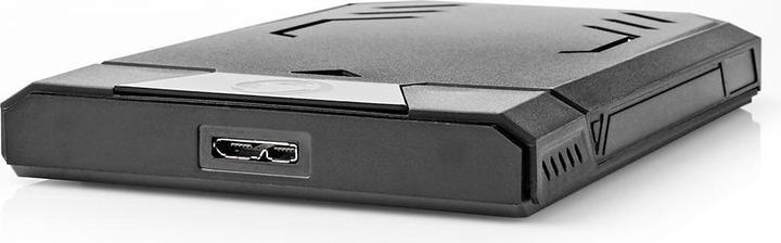 Actual product image Nedis Hard drive enclosure 2.5 inch SATA II connection USB 3.1 USB Type-A Aluminium / Plastic (2.5")