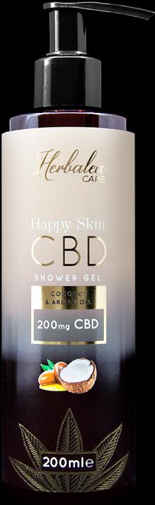 Image du produit Herbalea Gel douche CBD - Huile d'argan et de coco (200 ml)