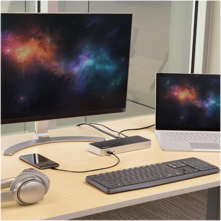 Immagine prodotto StarTech Doppio Dock USB C - Windows - Pd (USB-C, 5 Porti)