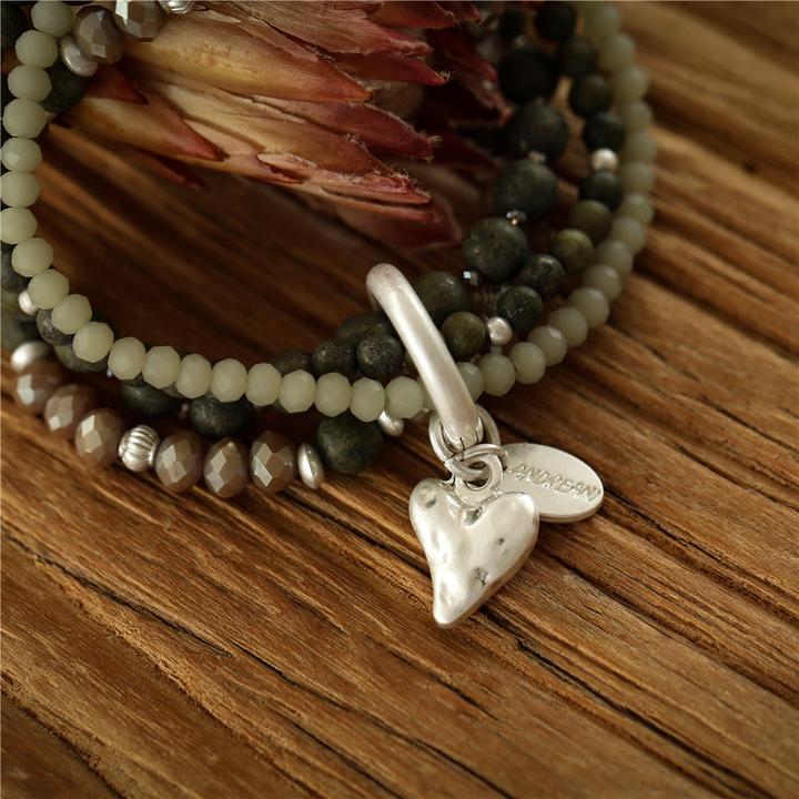 Produktbild Andreani Armband mit echter afrikanischer grüner Jade (8 cm, Steine)